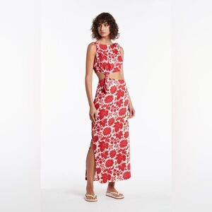 SIR The Label Cinta Knot Midi Dress Size 0